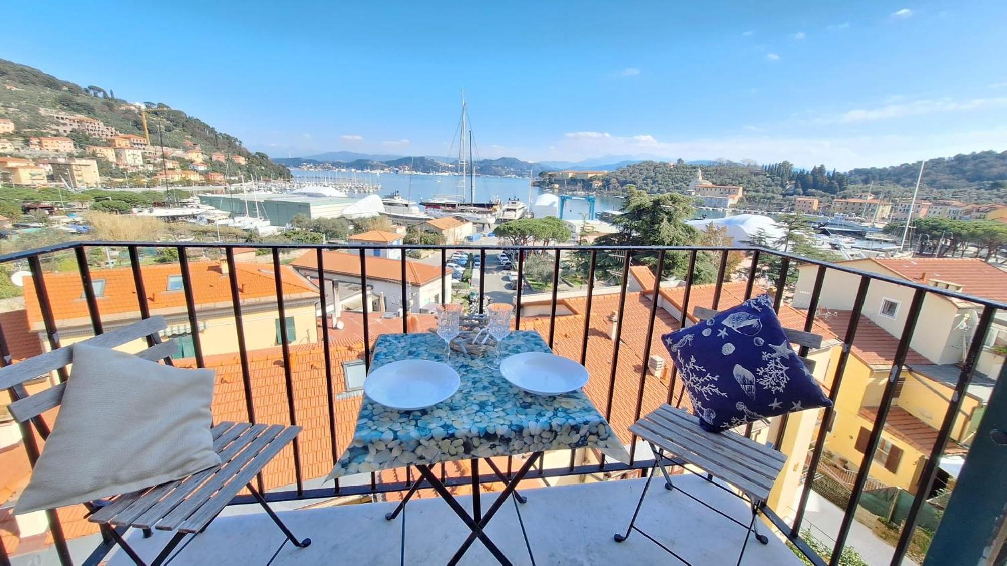 Appartamento Portovenere Con Vista Mare Porto Venere Bagian luar foto